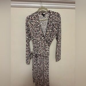 Ann Taylor Floral Wrap Dress